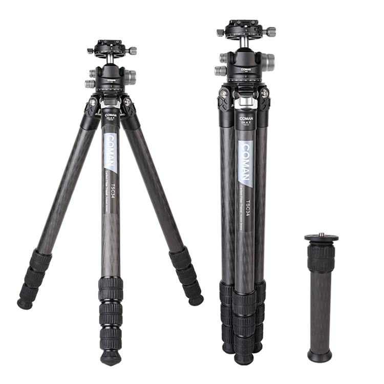 Профессиональная TSC34A40 цифровая камера из углеродного волокна штатив для dslr камеры CNC точность стабильное качество Компактный