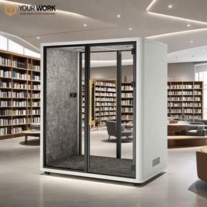 Современная Бесшумная будка для домашнего офиса, открытого использования, образовательный центр, музыкальная студия, личная конфиденциальность, телефонная будка для встреч - Product Image 3