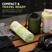 Serviette de sport en microfibre personnalisée, super absorbante, séchage rapide, douce pour la peau, vente en gros