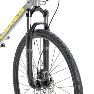 Bicicleta Híbrida de Carretera con Horquilla de Aluminio 700C, Horquilla con Suspensión, Frenos de Disco Hidráulicos y Transmisión de 9 Velocidades - Product Image 5