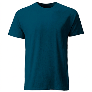 เสื้อยืดคอกลมแขนสั้นผู้ชาย ผ้าฝ้าย 100% 120 กรัม ระบายอากาศได้ดี เป็นมิตรกับสิ่งแวดล้อม ป้องกันรอยยับ ป้องกันการเป็นขุย ป้องกันการหดตัว ทรงปกติ - Product Image 3