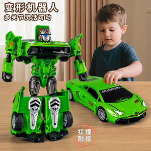 Verwandelbares Auto-Roboter-Modell, verwandelt sich in ein realistisches, trauermotorisiertes Sportwagenmodell, Großhandel für Jungengeschenke - Product Image 1