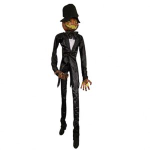 Fantasma Eléctrico de Halloween con Batería, Adornos de Halloween, Accesorios Decorativos - Product Image 3