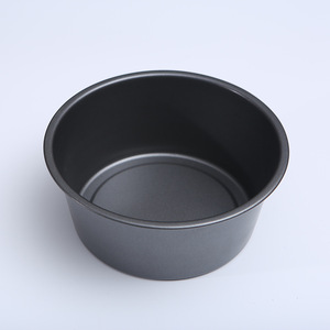 Moule à gâteau rond à fond fixe en acier au carbone, revêtement antiadhésif, plaque de cuisson épaissie pour usage domestique - Product Image 1