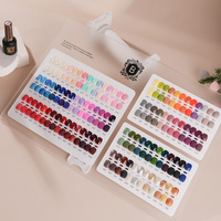 Badaga – Kit universel de 96 couleurs de gels UV/LED pour ongles, effet macaron, pour salons et distributeurs de produits de beauté, 15 ml, à retirer par trempage