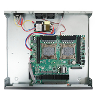 Hardware BKHD OEM 1U, Doble Procesador Xeon E5 V3/V4 E5 2699A, 44 Núcleos, 88 Subprocesos, 16*2.5G, Router Firewall, Expandido con 24 Puertos RJ45