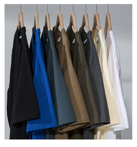 Fabricante de Ropa MT2684, Venta al Por Mayor de Camisetas Personalizadas de 290 g/m², 100% Algodón, Hombros Caídos, Camisetas Extra Grandes para Hombre y Mujer - Product Image 2