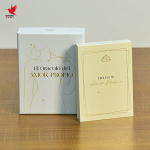 Jeu d'oracle <span class=keywords><strong>de</strong></span> tarot positif personnalisé en gros pour femmes <span class=keywords><strong>cartes</strong></span> d'inspiration et d'affirmation imprimées avec guide en papier - Product Image 1