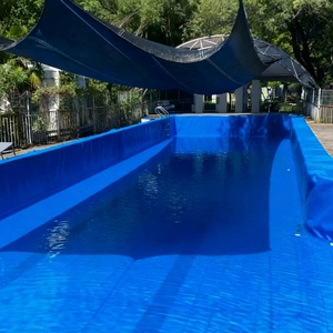 Bâche de piscine et bassin en HDPE/LDPE bleue résistante aux UV, anti-fuite et durable, pour pisciculture et barrages - Product Image 2