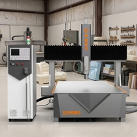 Máquina Fresadora CNC de 4 Ejes Rongchi con Control Syntec, Alta Rigidez, Eje Único para Mecanizado de Esculturas de Espuma