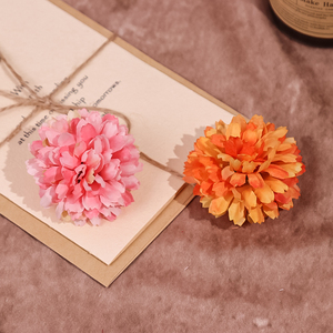 Fleurs artificielles de chrysanthème Suonew SN-G055, faites à la main, longue durée (3-5 ans), style moderne, petites fleurs en forme d'oignon - Product Image 3
