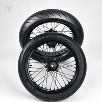 Ensemble de roues Supermoto en alliage d'aluminium YTY Premium 17 pouces, Surron Ultra Bee 100/80-17 130/70-17, pneus routiers haute performance, vélo électrique