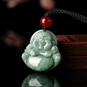 Jadeite Natural Buddha Liontin Fashion Wanita High-End Perhiasan Giok Grosir FG47 - Product Image 3