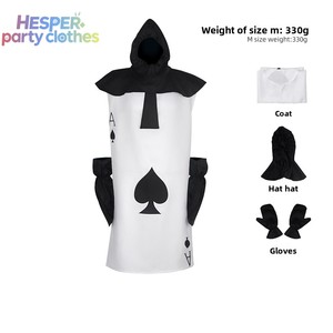 Costume de cosplay HESPER Echo, Warrior Club Black Spade, Halloween, stock d'usine, polyester pour homme - Product Image 2