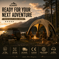 Tente gonflable hermétique personnalisée CATC |   Dôme de glamping haut de gamme pour événements et camping |   Auvent extérieur durable en Oxford 400D avec