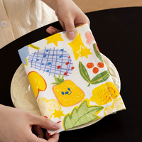 Napperons de table modernes et amusants à motifs géométriques colorés en coton antidérapant, double couche, imprimés, pour enfants, salle à manger, café - Vente chaude