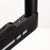 Bras de moniteur ergonomique à ressort à gaz, support à pince réglable en hauteur, VESA 75x75/100x100, inclinaison pivotante rotation 360° mouvement complet pour bureau