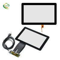 Egalax Écran tactile capacitif 10,1 pouces, panneau tactile PCAP, kit de superposition d'écran tactile capacitif 10,1 pouces avec I2C/USB