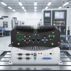 Mini PC Sin Ventilador, Core I7 10510U/I5 10210U/8250U X86, Computadora Robusta, 2*DDR4, 6*COM, 8*USB, GPIO, LPT, <span class=keywords><strong>PS</strong></span>/2, HD+VGA, 4G WiFi, <span class=keywords><strong>Firewall</strong></span> - Product Image 1