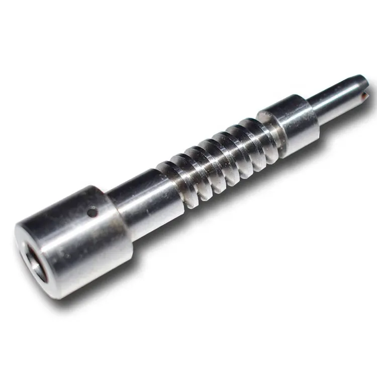 OEM custom stainless steel worm shaft