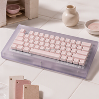 Ensemble de touches de clavier en céramique avec glaçure craquelée de qualité supérieure, profil original pour clavier mécanique, artisanat personnalisé