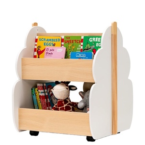 WDF piccoli giocattoli in legno organizzatore di stoccaggio <span class=keywords><strong>per</strong></span> <span class=keywords><strong>bambini</strong></span> carine libreria <span class=keywords><strong>per</strong></span> soggiorno mobili rimovibili <span class=keywords><strong>per</strong></span> <span class=keywords><strong>bambini</strong></span> libreria con ruote - Product Image 1