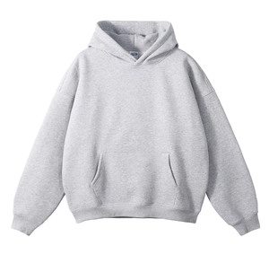 FLOWORA Hoodies Thick <b>Fleece</b> Heavy Weight Oversized Hoodies DTG Men's Hoodies & <b>Sweatshirts</b> - Product Image 3