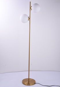 Meilleur Vente Moderne <span class=keywords><strong>Classique</strong></span> la Lumière De Plancher Intérieur En Verre Ombre De Fer Lampadaire - Product Image 4