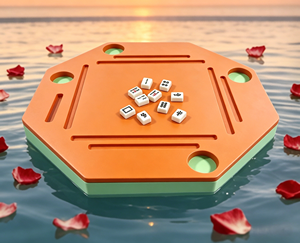 Table flottante pour jeux de société, table d'échecs mobile, table de mahjong en mousse EVA imperméable, plateau flottant personnalisé pour jeux de piscine et fêtes estivales - Product Image 6
