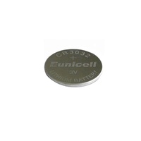 Batterie au lithium bouton 3V CR3032 neuve pour lampe frontale, carte d'accès, lampe torche puissante