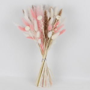 G82 Haute Qualité Fête <span class=keywords><strong>de</strong></span> Mariage Noir Fluffy Pampas Boho Décoration Maison Table Centre <span class=keywords><strong>de</strong></span> Table Herbe Séchée Arrangement <span class=keywords><strong>de</strong></span> Fleurs Naturelles - Product Image 5