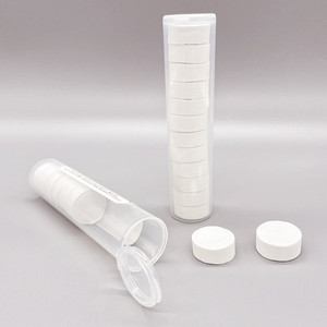 Trung Quốc nhà sản xuất của Mini nén Bông mặt khăn 10-mảnh gói với ống nhựa không dệt kỹ thuật cho người lớn - Product Image 6