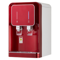 Moolmang Heißer und Kaltem Wasser Spender UF 4 bühne Filter System Desktop Zähler Top Wasserfilter Schwarz Farbe