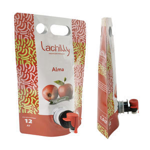 Экологичный 1L 2L 3L 5L диспенсер для винного мешка с клапаном, упаковка для напитков, кофейный сок, молоко, нагрудник, сумка в коробке с ручкой - Product Image 1