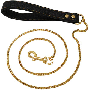 2024 Cadena de serpiente de perro de Metal negro <span class=keywords><strong>Collar</strong></span> de Mascota de patrón sólido de acero inoxidable con cadena P de entrenamiento dorado <span class=keywords><strong>Collar</strong></span> de estrangulación Accesorio para perro - Product Image 4