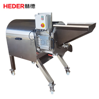 Fruit- en groentesnijmachine voor gesneden aardappelen, bamboescheuten, champignons, wortelen, knoflook en chilipepers. Aardappel snijproductielijn.