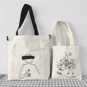 Customized Professional Grocery Shopping Bag Reusable Canvas Tote Bags with Custom Printed logo