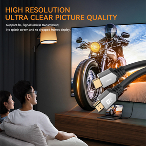 <span class=keywords><strong>Mejor</strong></span> venta 10 15 20 30 metros de largo <span class=keywords><strong>HDMI</strong></span> 2,1 <span class=keywords><strong>cable</strong></span> Hdr de alta velocidad 4K 120Hz 8K 60Hz <span class=keywords><strong>HDMI</strong></span> macho a macho doble <span class=keywords><strong>HDMI</strong></span> Kabel para HD TV - Product Image 5