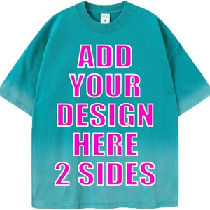 Customized <b>Tshirts</b> Tee Customized Gifts Oversized Tee Men American Retro Hip-hop Printed Short Sleeved T-shirt Vintage - Product Image 3