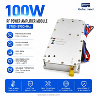 Module amplificateur de signal RF à gain élevé et faible bruit 100W 5700-5900MHz PA pour détection de signal, protection anti-FPV et Lora