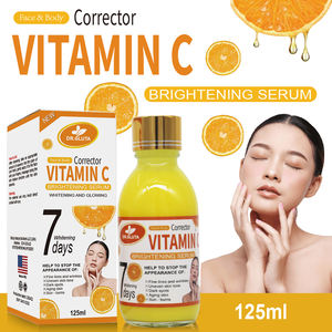 7 giorni di azione rapida vitamina C liquido per il viso e il corpo per la cura della pelle sbiancamento sierico e schiarente 125ml - Product Image 1