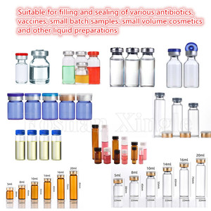 Línea de sistema de embalaje de escritorio Inyección automática de 10ml Botella de vidrio pequeña para mascotas Máquina de llenado y tapado de viales líquidos - Product Image 5