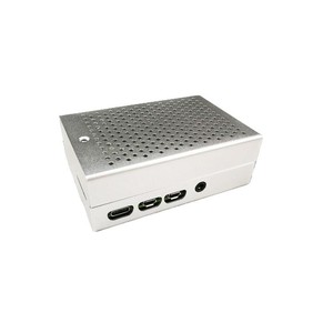 เคสอะลูมิเนียมสำหรับ Raspberry Pi 4B พร้อมพัดลมระบายความร้อนและฮีทซิงค์ - Product Image 3
