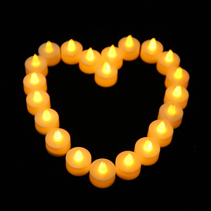 <span class=keywords><strong>Bougies</strong></span> LED électroniques sans fumée, lumières chauffe-plat cylindriques en PP, piles AG3, pour la Saint-Valentin, anniversaires, déclarations d'amour - Product Image 3