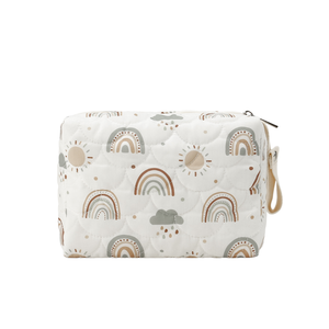 Bolsa de Almacenamiento de Pañales con Estampado Moderno, Impermeable, de Tela Oxford, Organizador de Artículos de Aseo Colgante, Linda y Portátil, para Pañales de Mujer, ODM - Product Image 1