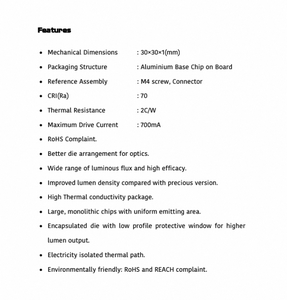 Polymatech Série COB Standard FL27COB3030 Toujours Blanc 70 CRI LED Luminaire Commercial et de Bureau Haute Performance - Product Image 4