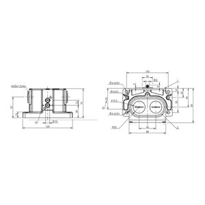 Interrupteur à came mécanique Ba Lluff BNS 819-FR-60-101, 1* plongeur à rouleau, 1NO+1NC à action rapide, 6A 250V AC, IP67, aluminium anodisé - Product Image 4
