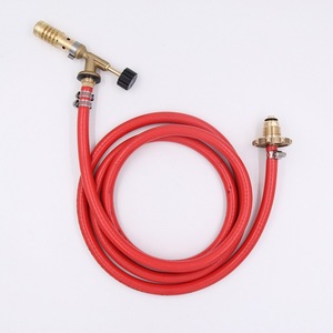 Tuyau de torche au propane entièrement en cuivre avec valve pour le soudage et la brasage de bouteilles de gaz - Product Image 1