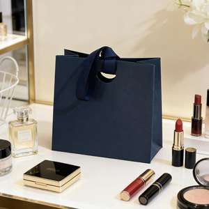 Bolsas de Regalo para Joyería con Logotipo Personalizado, Bolsas de Papel Portátiles de Lujo para Collares y Pendientes, Empaque para Joyería - Product Image 5