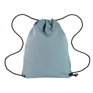 Factory School Sports Gym Kids Color Custom Logo Cotton Canvas <b>Drawstring</b> <b>Backpack</b> With Pocket Zipper - Product Image 6